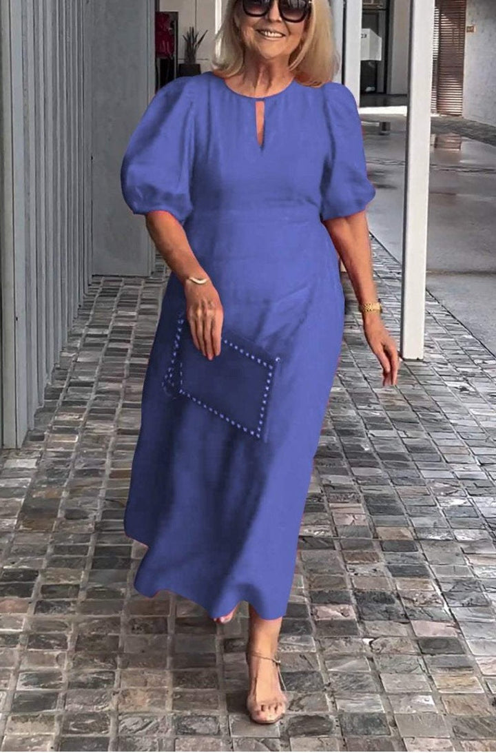 Frankie - Elegantes, Weites Kleid mit Puffärmeln