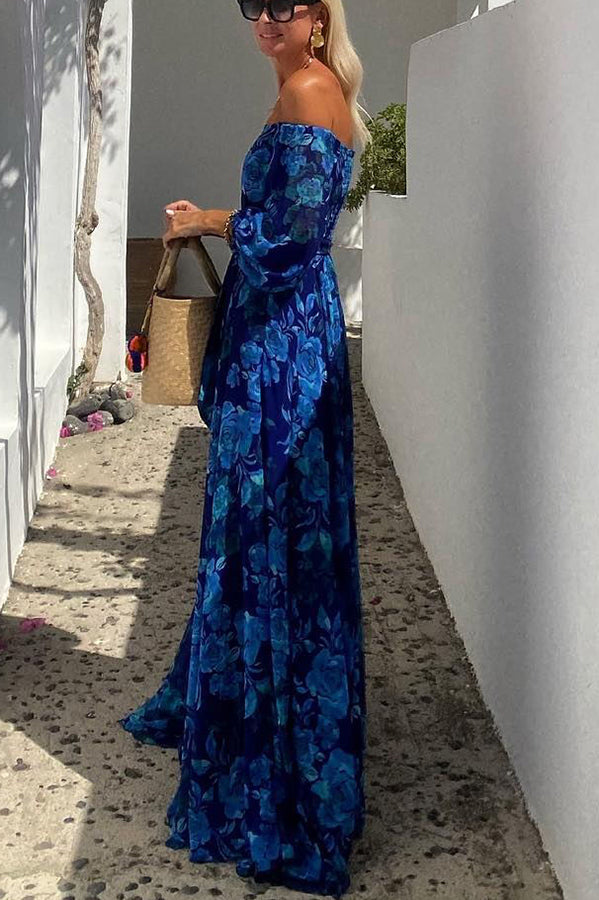 Calista | Maxi Off-Shoulder Floral Dress