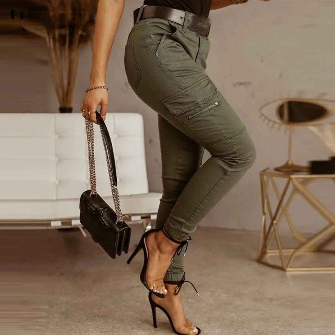 MAYLORA - Trendige Damen-Cargojeans