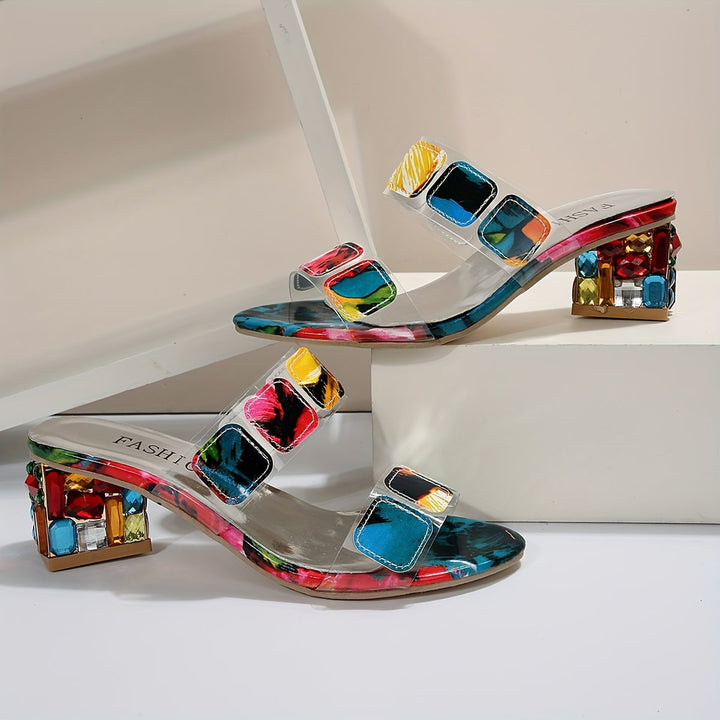 Glitzernde Morana Sandalen