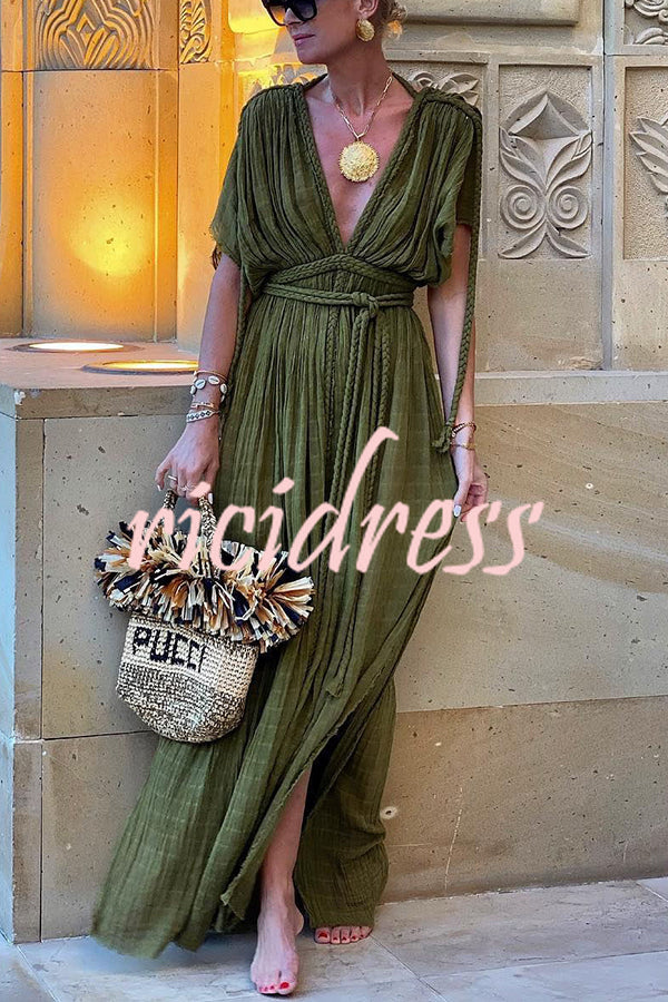 Junia - Maxikleid mit Neckholder und offenem Rücken, perfekt für den Urlaub