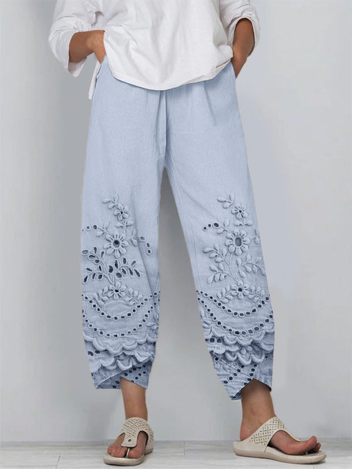 MAYLORA - Bedruckte Spitzenleggings