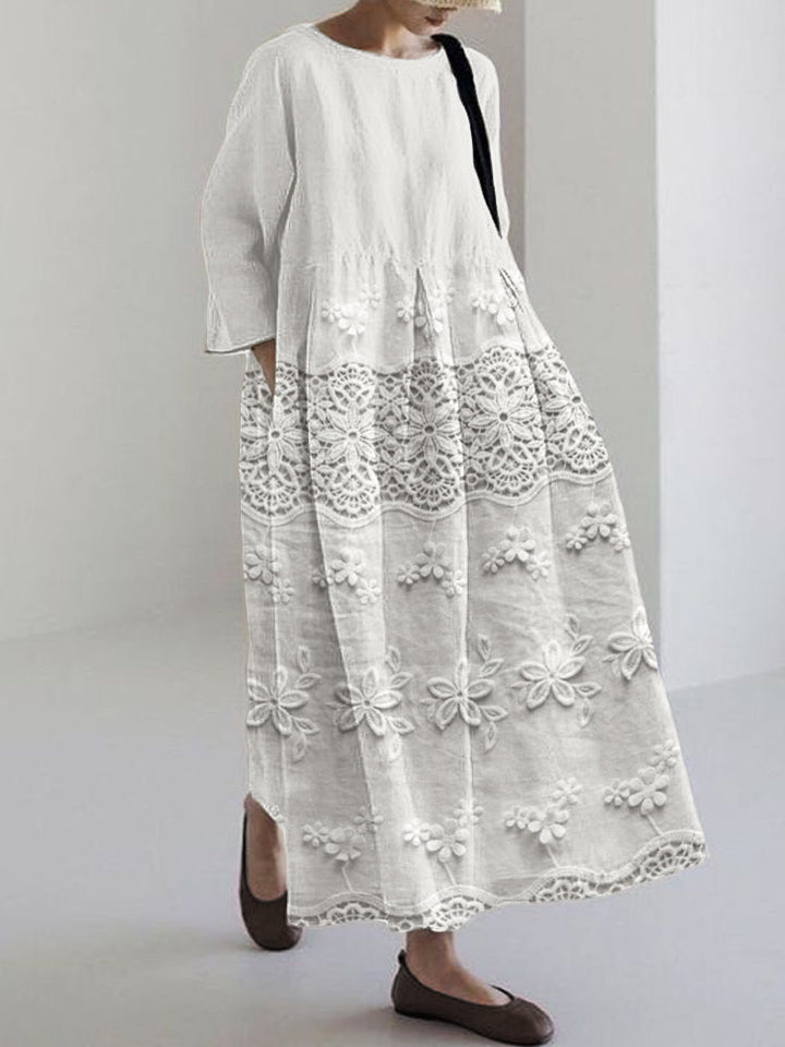 MAYLORA - Spitzenmuster Kleid