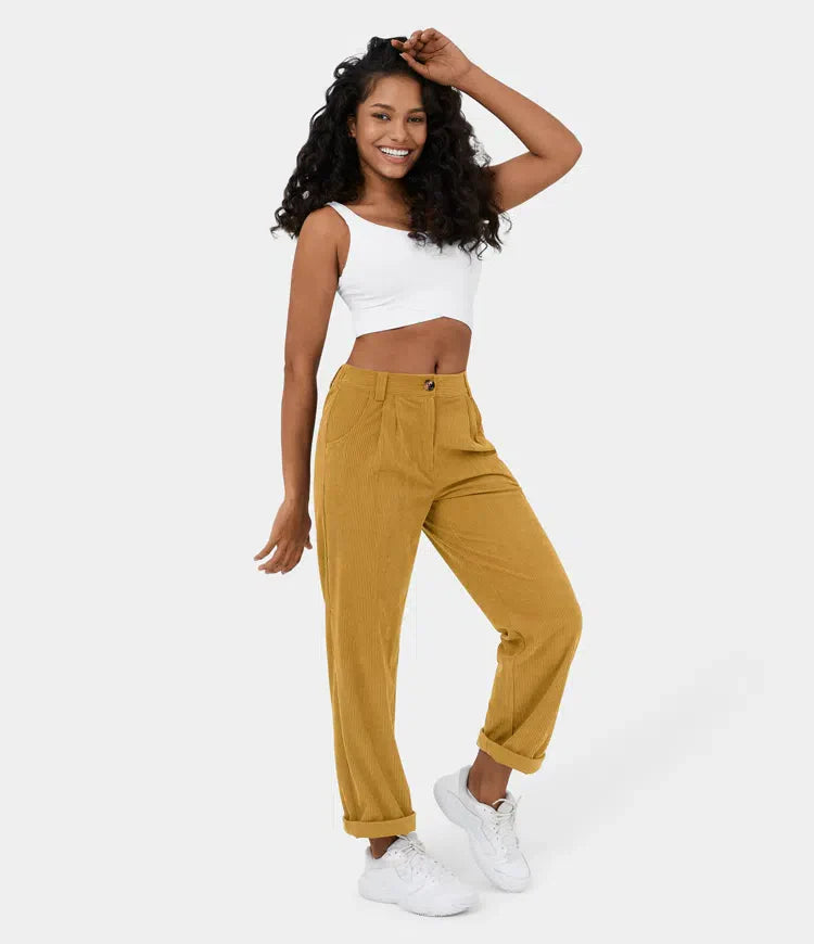 MAYLORA – Figurbetonte Relaxhose mit weitem Bein