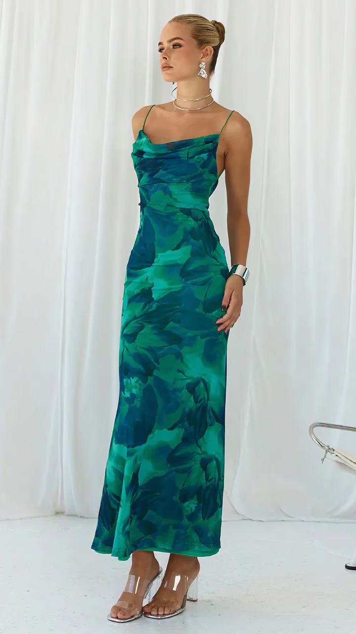 Ainsley - Ärmelloses Bodycon-Maxikleid für den Abend