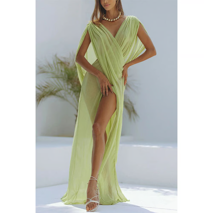 Phoenix - Ärmelloses Strandkleid aus luftiger Spitze