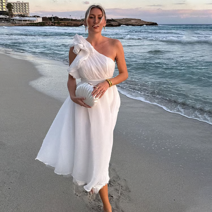Bellamy - Stilvolles asymmetrisches Sommerkleid