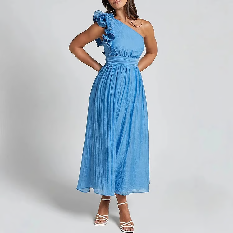 Bellamy - Stilvolles asymmetrisches Sommerkleid