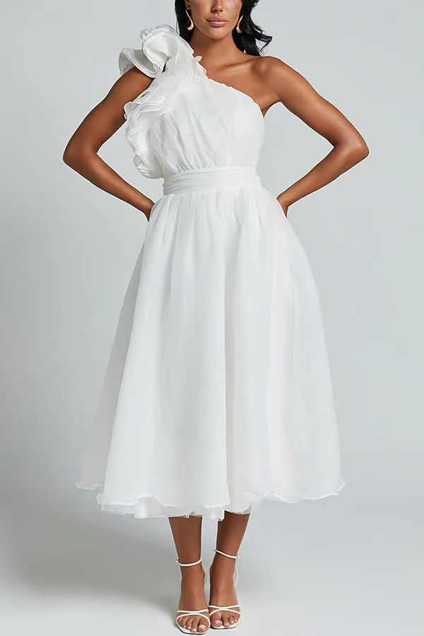 Bellamy - Stilvolles asymmetrisches Sommerkleid