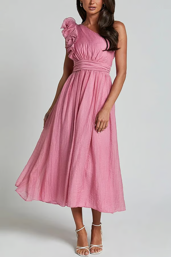 Bellamy - Stilvolles asymmetrisches Sommerkleid