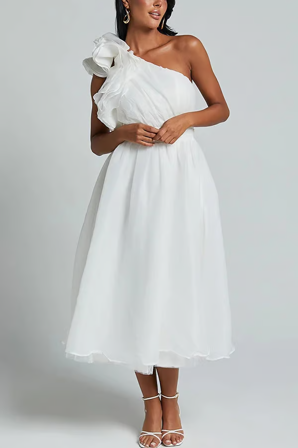 Bellamy - Stilvolles asymmetrisches Sommerkleid