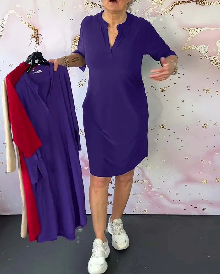 MAYLORA™ | Entspanntes Polo-Kleid für den Alltag