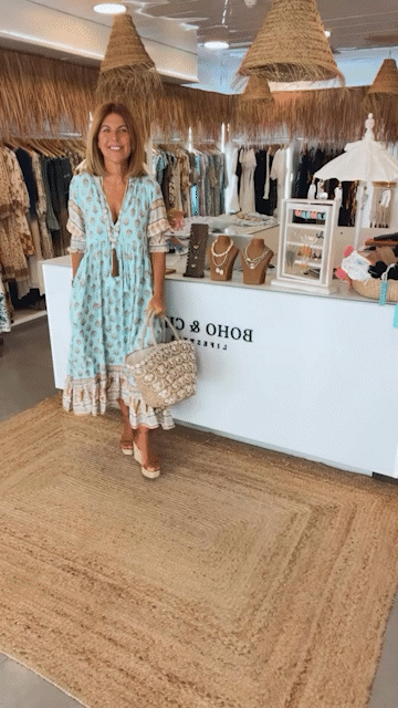 Peyton – Boho-Kleid mit langen, luftigen Ärmeln