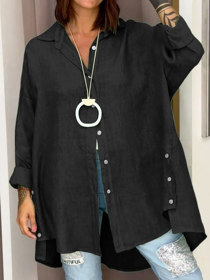 Sophia™ - Oversized Button-Up Nightgown