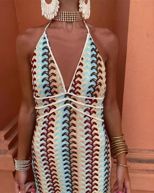Charlotte - Bohemian Crochet Beach Dress Tunic
