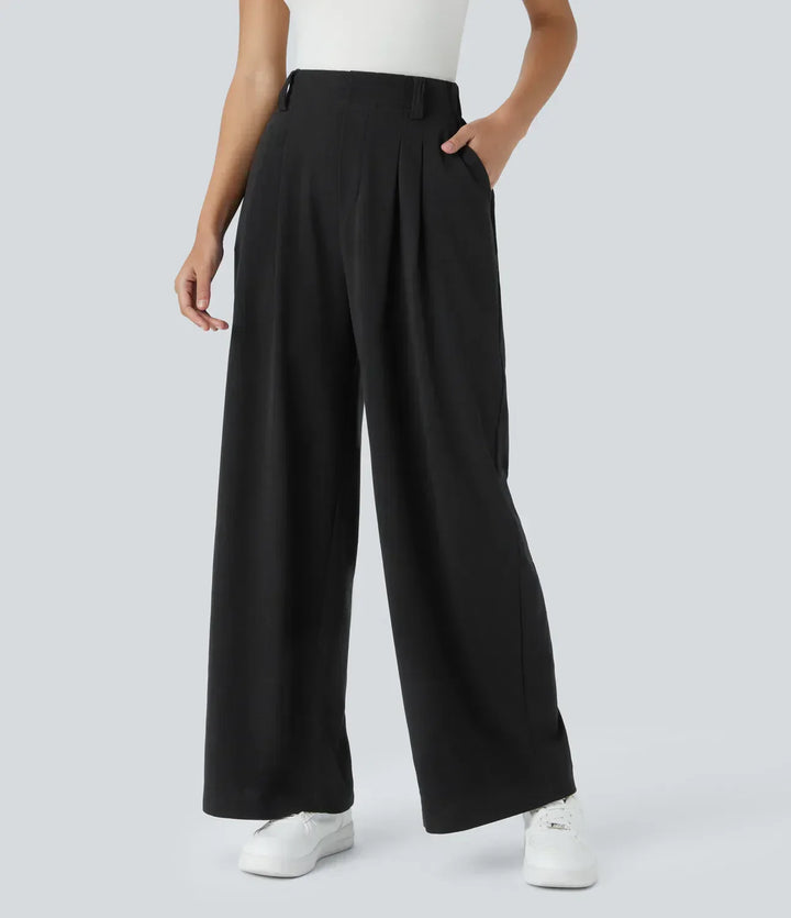MAYLORA -  Stilvolle Hohe Taille Elastische Hose