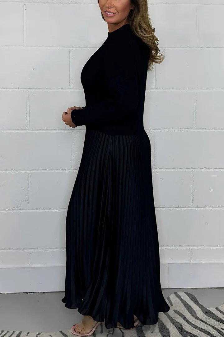 MAYLORA™ | Stilvolles Set aus Pullover und plissiertem Rock