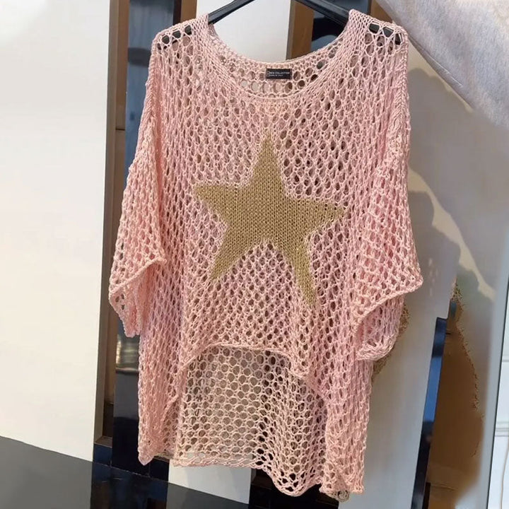 Jiah™ - Sternenmuster Strickpullover