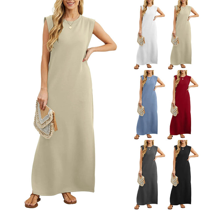 Therese™ | Ärmelloses Maxikleid im minimalistischen Stil