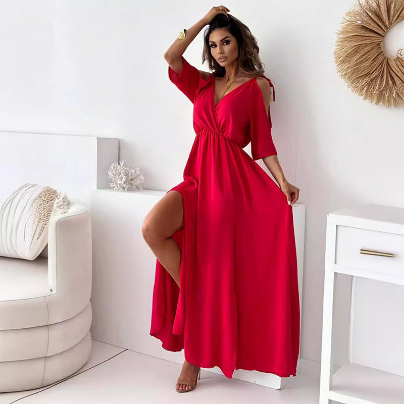 MAYLORA™ | Ärmelloses Maxikleid
