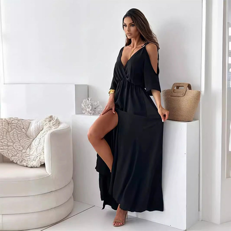 MAYLORA™ | Ärmelloses Maxikleid