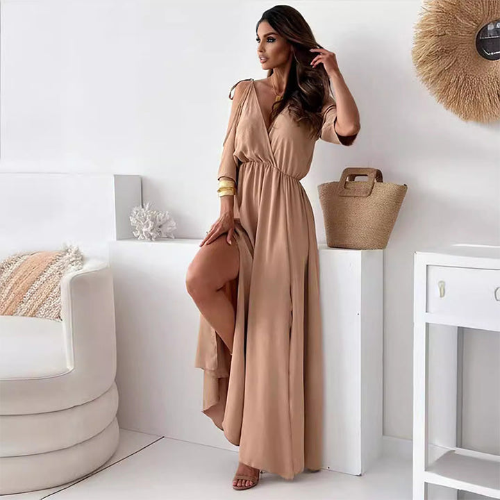 MAYLORA™ | Ärmelloses Maxikleid