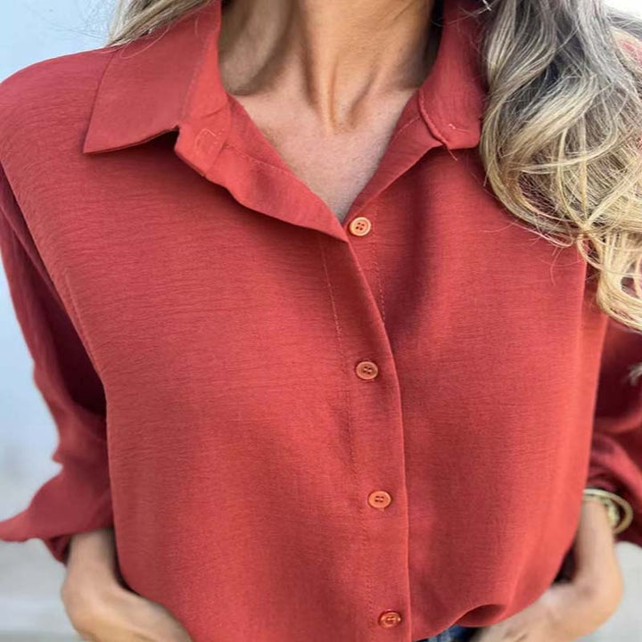Elysa™ - Stilvolle Bluse mit Knopfdetails
