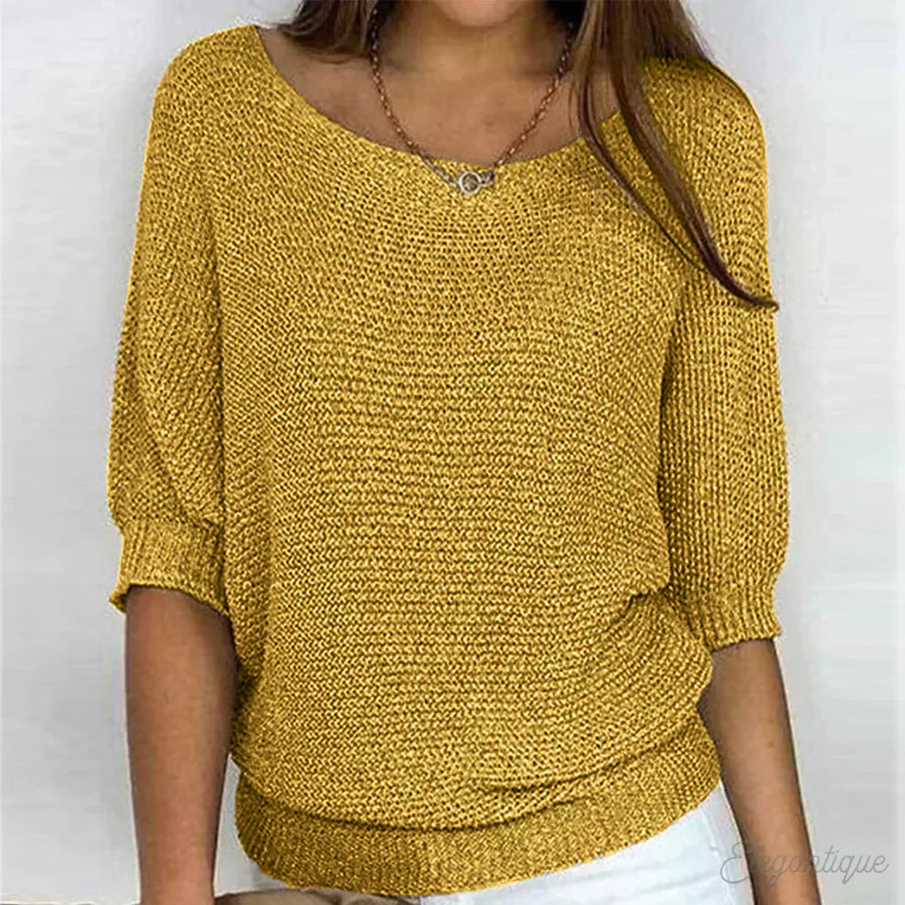 Eunice™ - Bequemes Strickoberteil für empfindliche Haut
