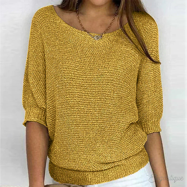 Eunice™ - Bequemes Strickoberteil für empfindliche Haut