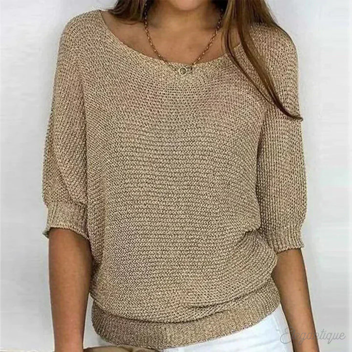 Eunice™ - Bequemes Strickoberteil für empfindliche Haut