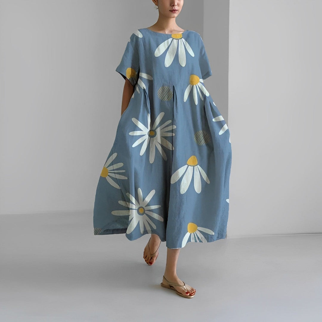 Noora | Plus Size Floral Dress
