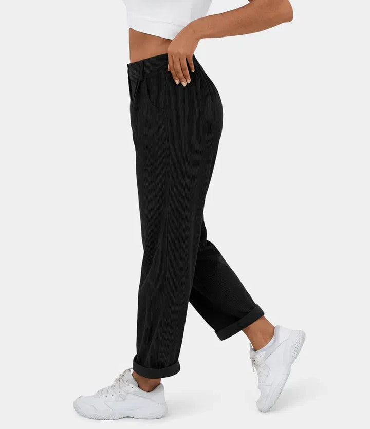 MAYLORA – Figurbetonte Relaxhose mit weitem Bein